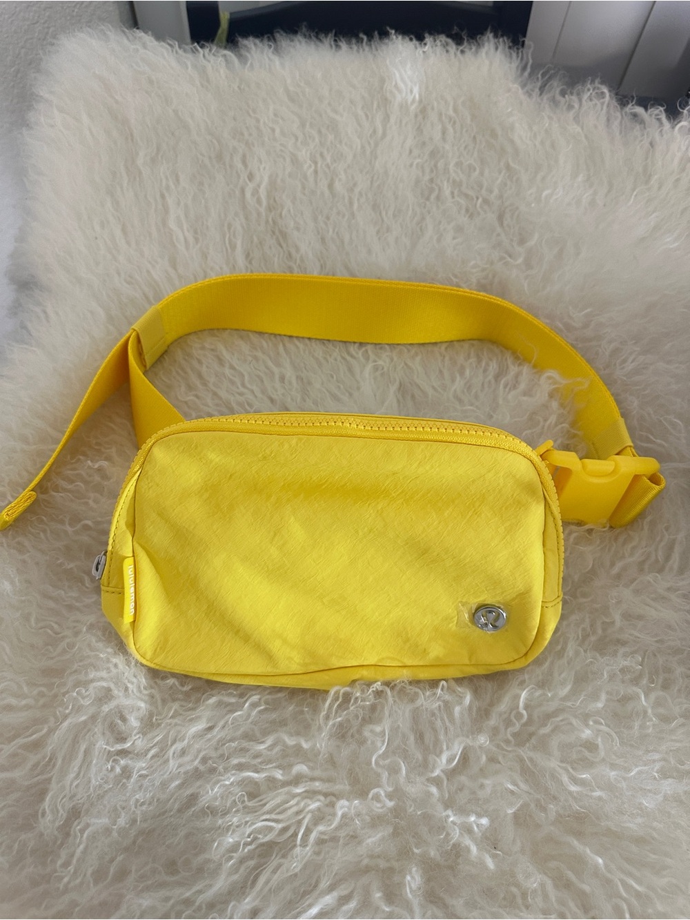 Lululemon Everywhere Belt Bag, 1L in a light bright yellow